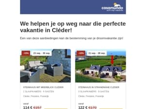 Vakantie in Cléder? 🤩