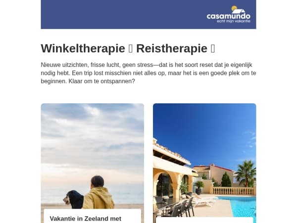 Niets is meer helend dan een reis 💆