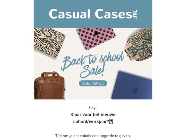 Klaar voor back to school/Work? Scoor 15% korting op je school essentials 💻