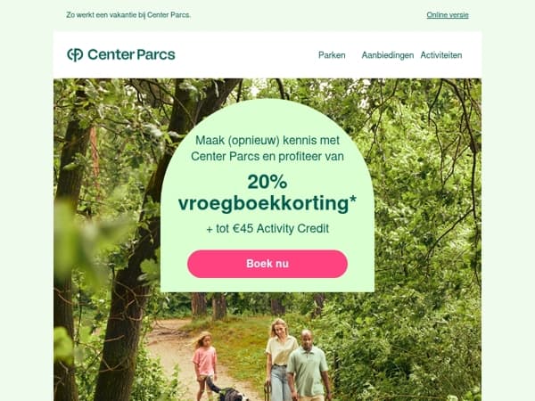 Voor het eerst naar Center Parcs? Bekijk dit eerst!