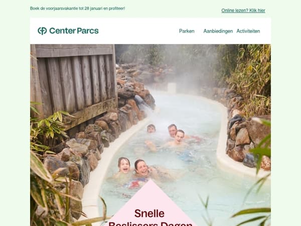 De Snelle Beslissers Dagen zijn van start!