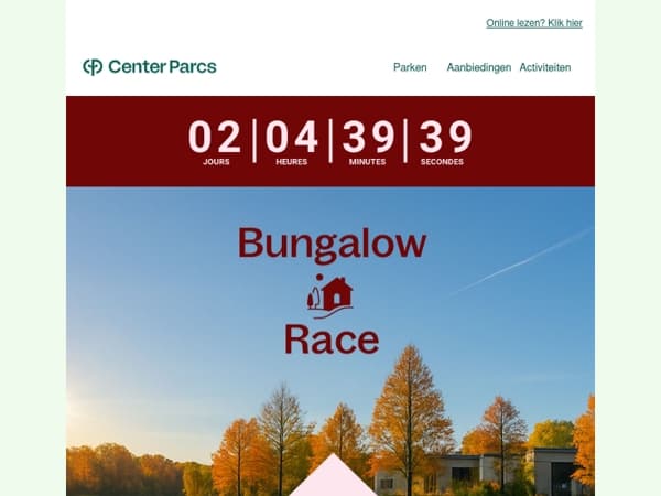 🏁 De Bungalow Race eindigt bijna!