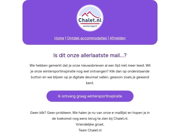 Laatste kans: blijf je bij ons? 💜