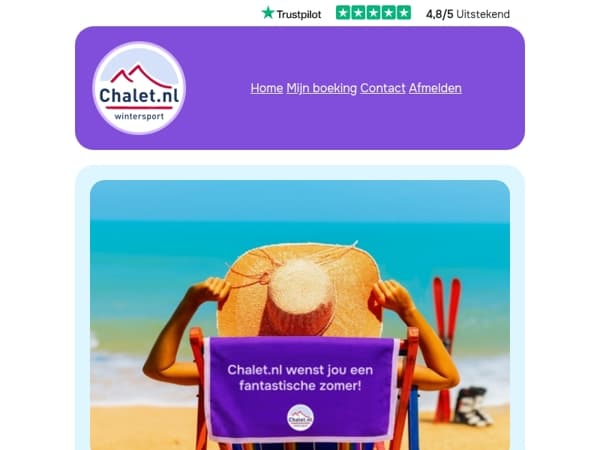 Zomerpost van Chalet.nl 💌☀️