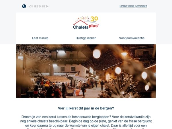 Vier jij kerst tussen de besneeuwde bergtoppen?