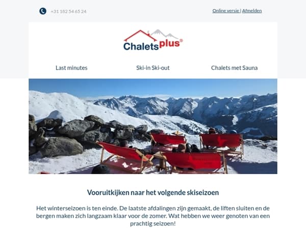 Het ⛷️ seizoen is ten einde, toch?