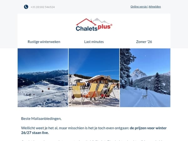 Winter 26/27 lijkt ver weg… 