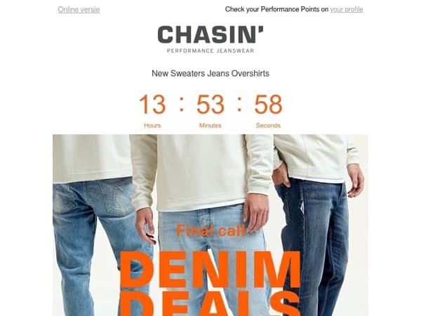 Final call | Denim Deals 2 jeans for €110