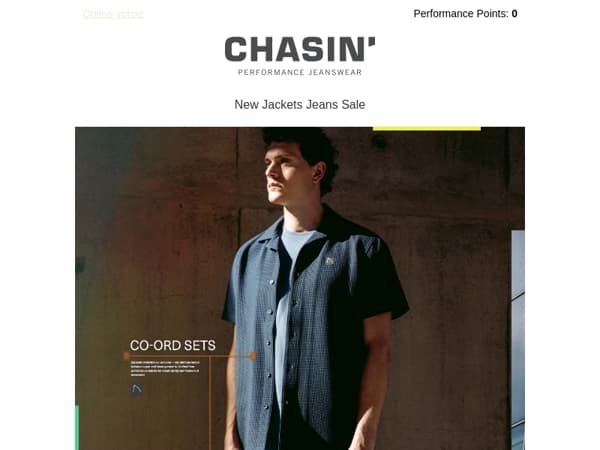Discover CHASIN’s co-ord sets