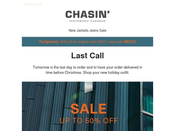 LAST CALL | Delivered before Christmas