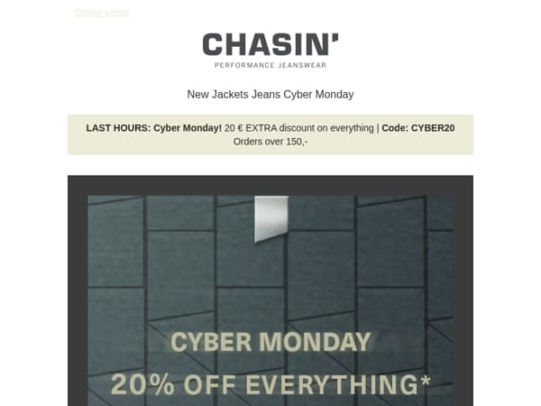 LAST HOURS: Cyber Monday Deal