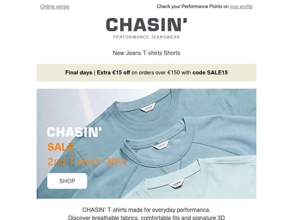 SALE | 2nd T-shirt -30%