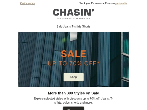 SALE: 300+ Styles Up to 70% Off