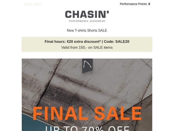 Ends tonight ⏰️ FINAL SALE up to 70% off