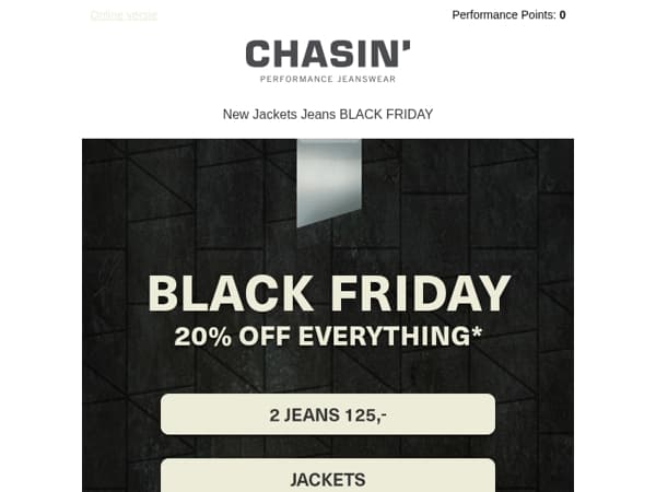 20% OFF EVERYTHING* | Shop jeans, jackets, sweaters and more