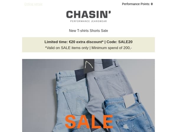 Don't miss out: 2 jeans 125,-