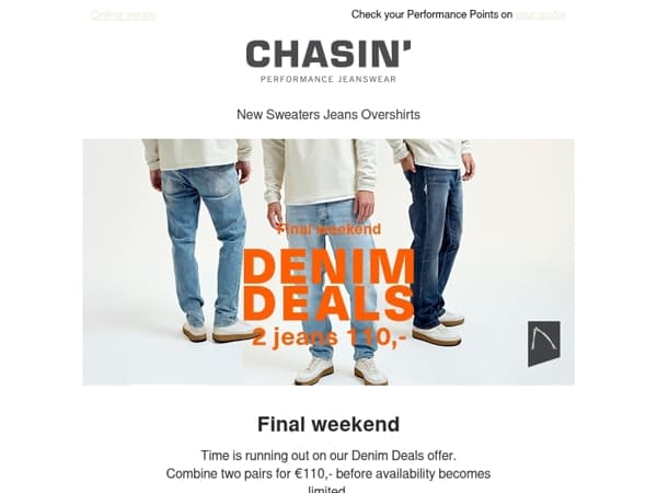 Final Weekend | Denim Deals