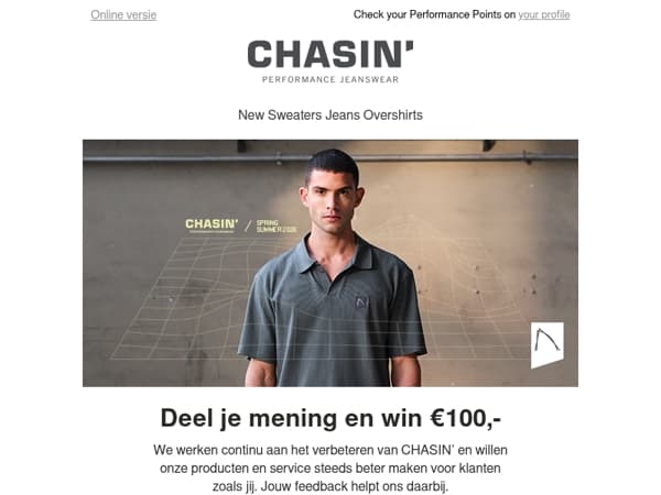 Deel je mening en win €100