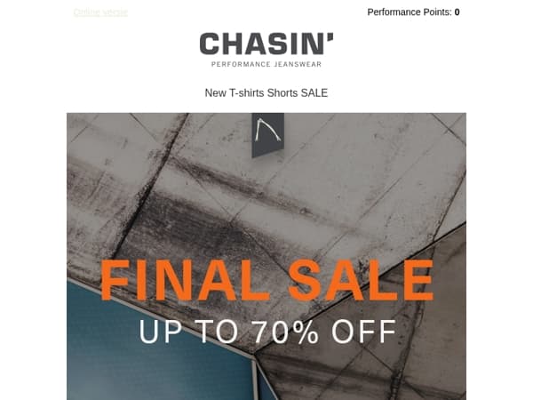 Reminder: Final Sale up to 70% off has started