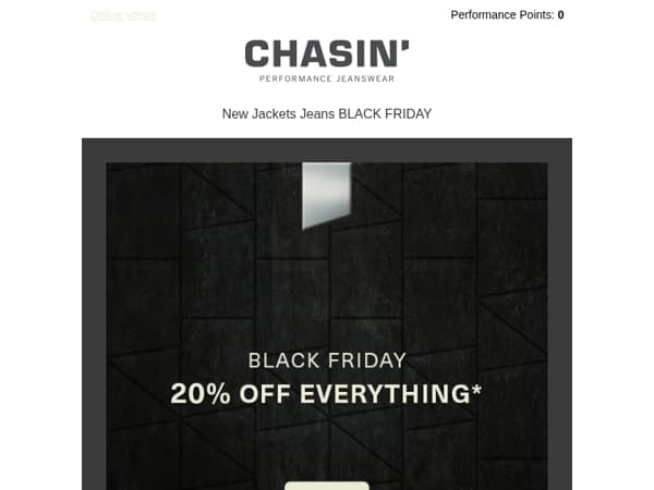 Black Friday ⚫️ 20% OFF EVERYTHING*