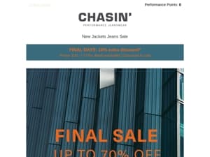 Ends soon: Final Sale up to 70% off