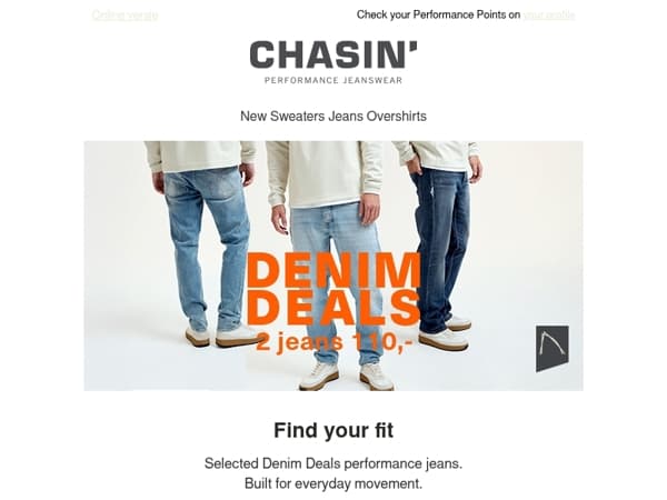Denim Deals | 2 jeans for €110,-
