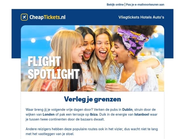 Van Istanboel tot Londen: waar drop jij je koffer? ✈️