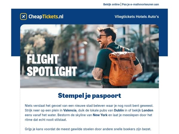 Durf jij New York of een nieuwe citytrip in Europa aan? ✈️