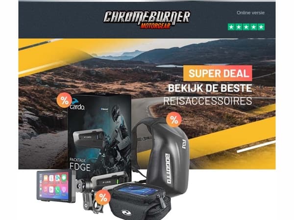 Klaar voor elke rit – met deze motoraccessoires & deals