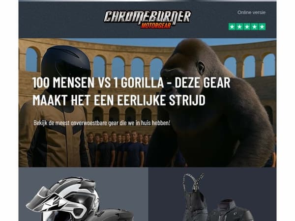 100 Mannen vs 1 Gorilla – Deze uitrusting is gorillabestendig (bijna dan)