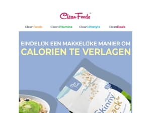 50% korting op Skinny Snack 🍚🔥