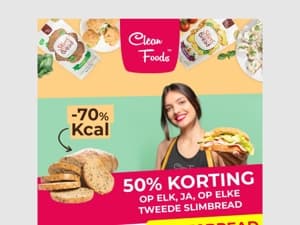 Pssst, 50% korting op elke tweede SlimBread!🥖🍞