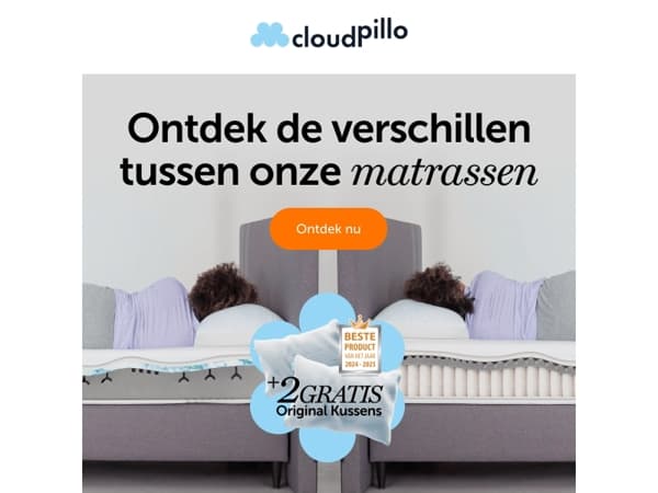 Ontdek de verschillen tussen onze matrassen