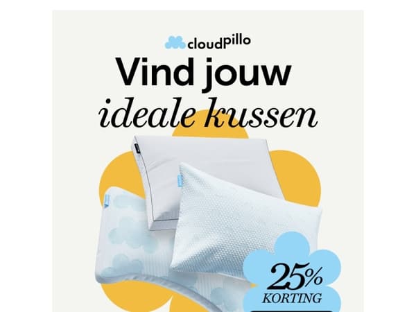 Deze week: +5% extra op kussens