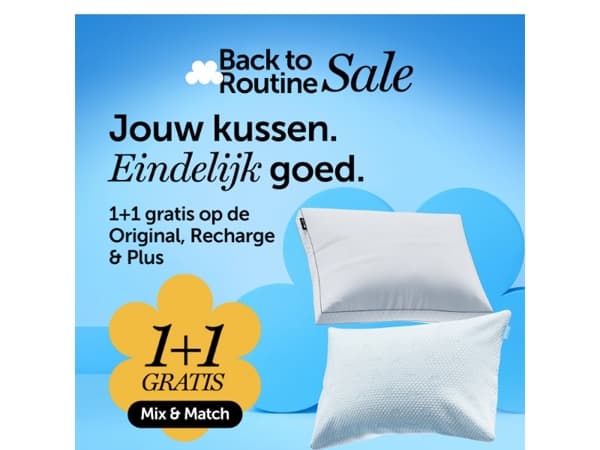 1+1 gratis op kussens, welke past bij jou?
