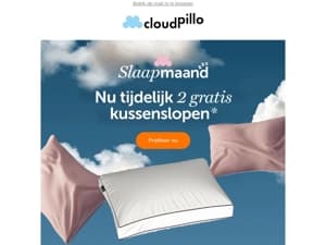 Speciaal voor jou: gratis kussenslopen*
