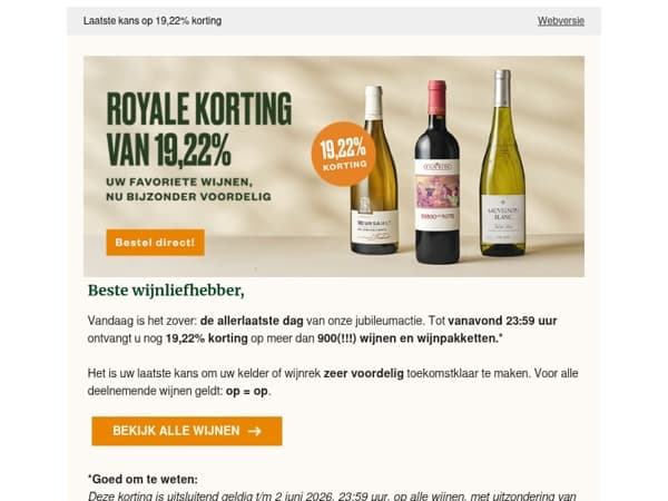 ⏰ Laatste dag: 19,22% korting eindigt vanavond