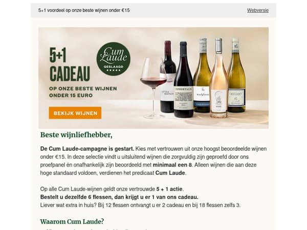 🏅 Cum Laude is terug! Profiteer nu van 5 + 1 voordeel