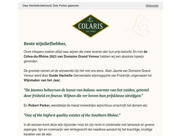 Wijnmaker van het jaar - Alan Jaume