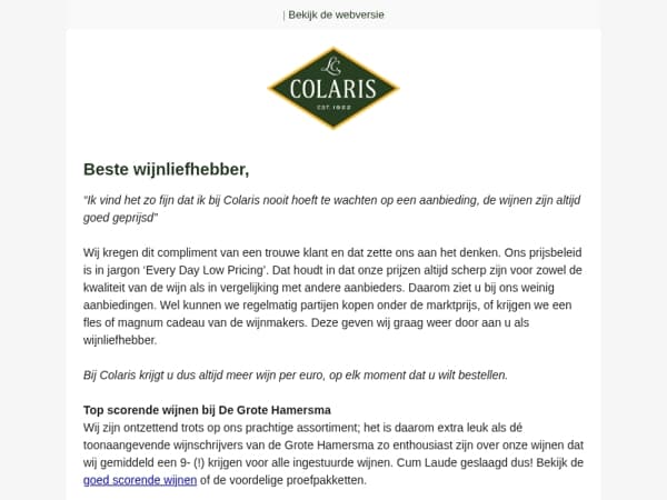 U hoeft nooit op een aanbieding te wachten