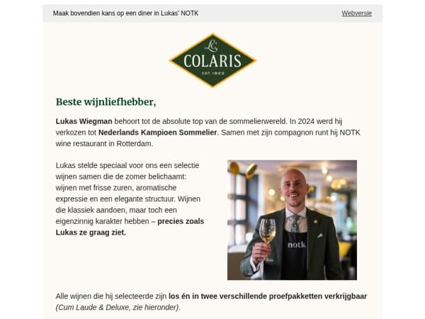 De wijnen van een kampioen sommelier