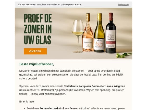 Zomer in uw glas — scherp geprijsde wijnen die verrassen