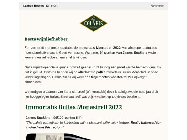 Ongekend hoge score voor slechts € 11,50