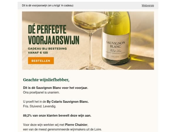 Dit is dé voorjaarswijn (en u krijgt ‘m cadeau)