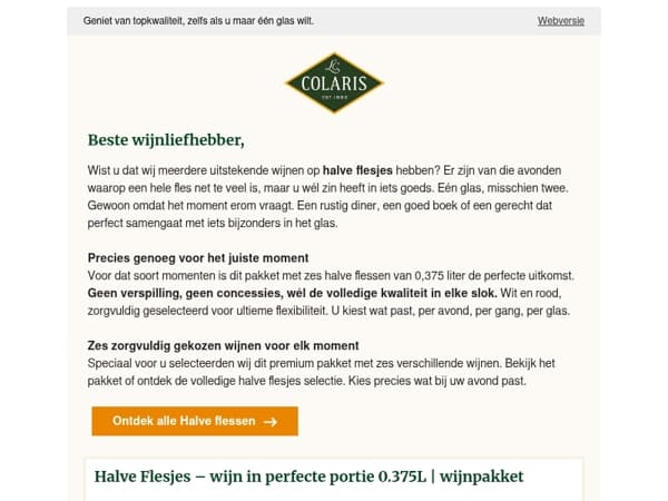 Wilt u topwijn drinken zonder een hele fles te openen?