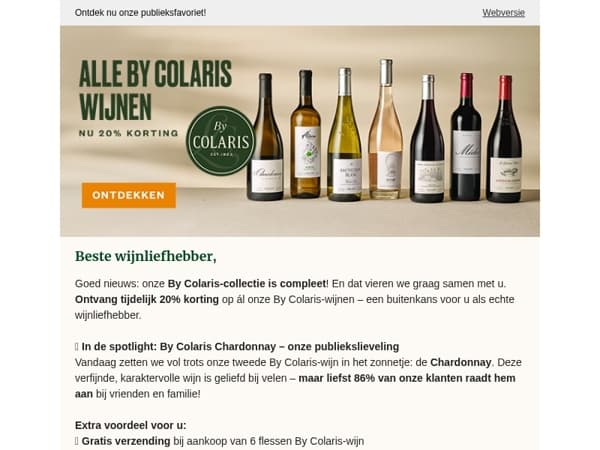 🎉 De By Colaris-collectie is compleet – vier mee met 20% korting!