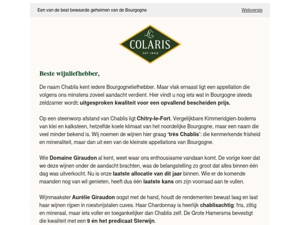 Chitry: Onze laatste allocatie van dit jaar