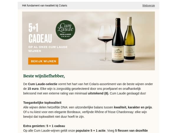 🔔Tijdelijk 5 + 1 cadeau op ons Cum Laude assortiment