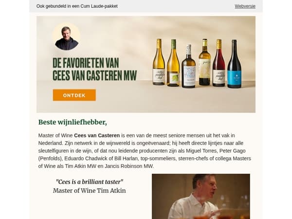 De favorieten van Master of Wine Cees van Casteren