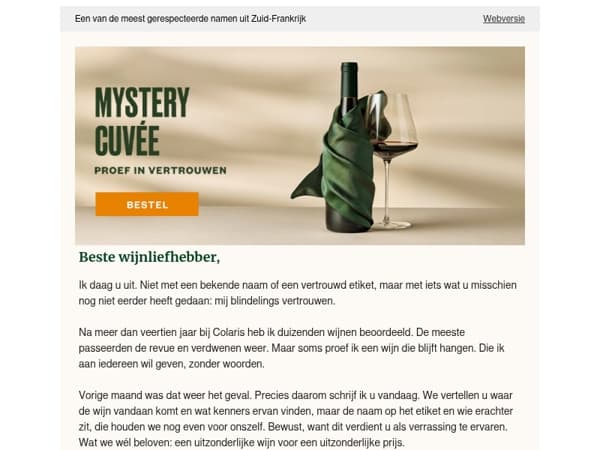 🍾 Mystery Cuvée - durft u het aan?